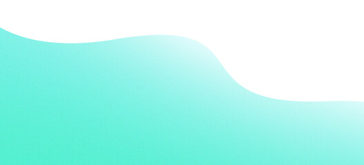 Abstract turquoise gradient background with minimal wave texture for business and creative projects