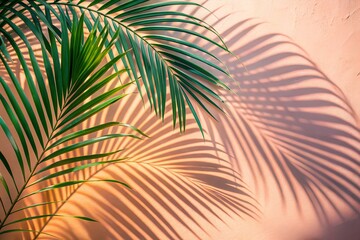Fototapeta premium palm tree sunset