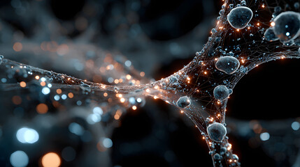 Big data technology data science analysis artificial intelligence generative ai deep learning machine learning algorithm neural flow network analytics innovation abstract futuristic. 3d rendering.