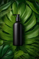 Black Bottle created with Generative AI Technology, ai, generative