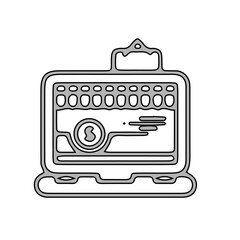 the most beautiful Retro Radio Vector Icon