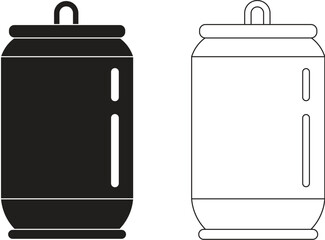 soda tin can vector illustration