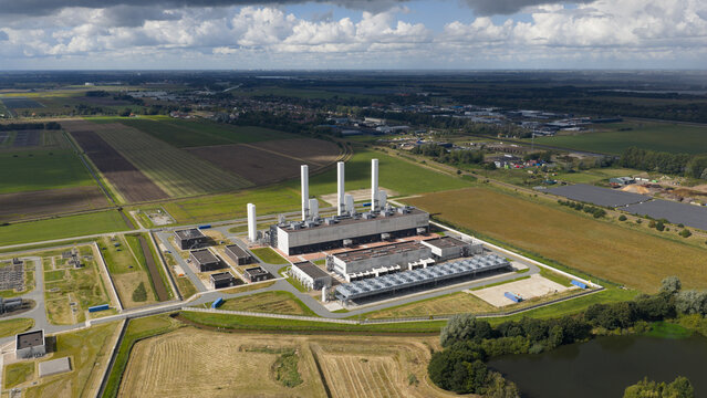 nitrogen plant in Zuidbroek, Groningen, The Netherlands, energy transition, gas reduction.