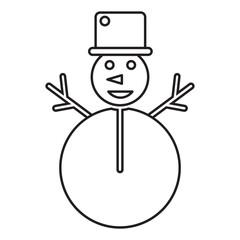 Christmas outline icons. Holiday symbol. Line Xmas icons collection. 