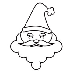 Christmas outline icons. Holiday symbol. Line Xmas icons collection. 