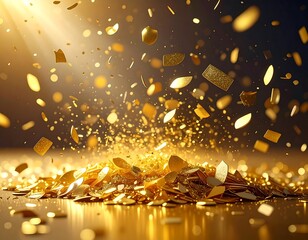 Golden confetti explosion (1)