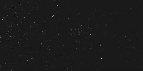 Starry night sky galaxy space background. Universe starry pattern with glowing stars. Vector illustration.