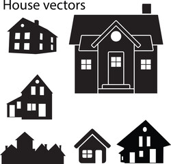 house icons set