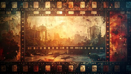 Post-apocalyptic film strip