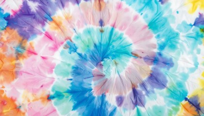 Vibrant Tie-Dye Spiral