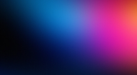 Dark Blue Purple And Pink Gradient Background With Orange Light Accent abstract color