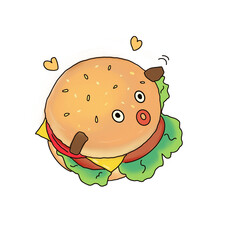 burger with a burger