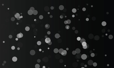 Abstract Background with Gray Bokeh Circles vector
