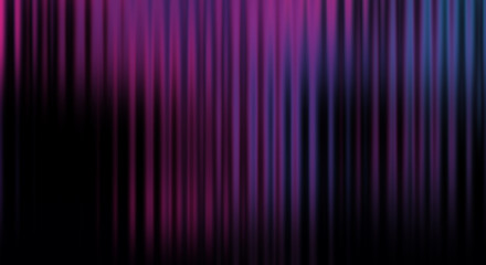 Vertical Stripes of Magenta and Blue Light on Black Background abstract