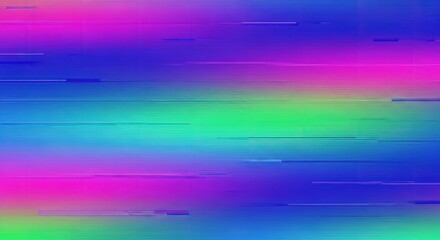Vibrant horizontal glitch lines create a stunning abstract background with modern psychedelic vibes