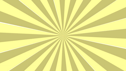 Obraz premium Golden yellow radial sunburst pattern abstract graphic design