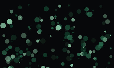 Abstract Green Teal Bokeh Circles Dark Background texture