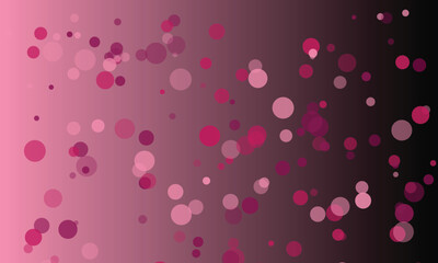 Pink Purple Bokeh Circles Abstract Background vector