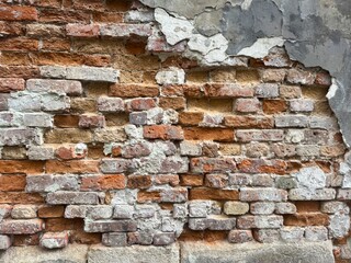 Old brick background, texture background, close up