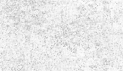 Grunge halftone gradient. Distressed vanishing grit noise background. Retro pixelated bitmap backdrop texture. Black and white sand wallpaper. Vector textured gritty surface. Anime manga comic overlay © Diligent Creations