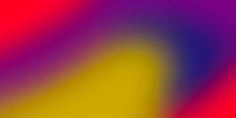 Bold red, yellow, and purple gradient background with smooth blur and artistic abstract blend. Vibrant tones create a modern digital texture. Perfect backdrop for creative design projects.