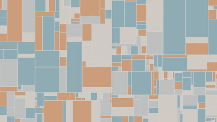 Blue and White Treemap Chart Abstract Data Visualization