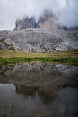 Mountain reflection on a lake