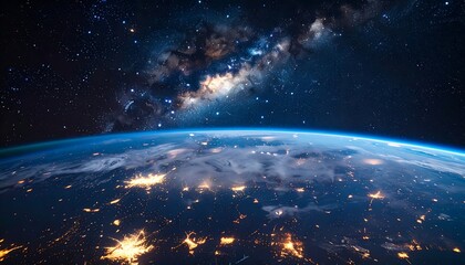 Obraz premium Earth's beauty from space