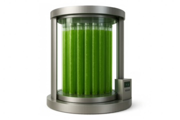 Algae bioreactor producing green biofuel or renewable energy