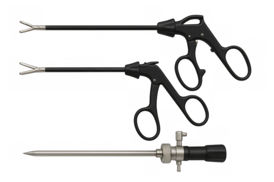 Laparoscopic surgical instruments for minimally invasive procedure