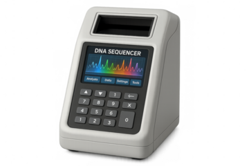 Dna sequencer analyzing genetic information for scientific research
