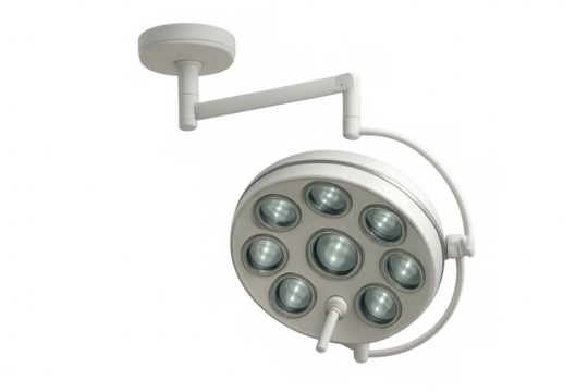 Surgical lamp operating light medical equipment transparent background