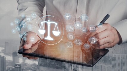 Artificial intelligence enhances legal systems through automation, AI decision support, and legal...
