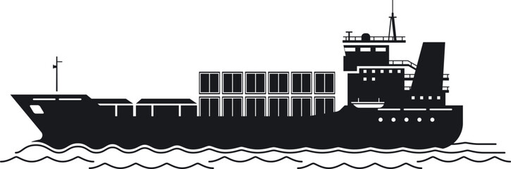 Obraz premium victor illustration of a ship 