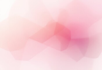 Delicate, soft pink and white abstract shapes create a gentle, serene visual.
