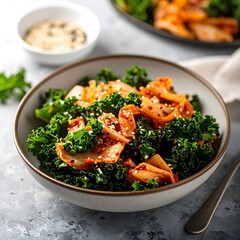 Kale and Kimchi Salad