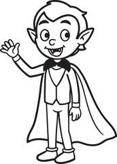 Halloween Characters Coloring Pages pack of 10