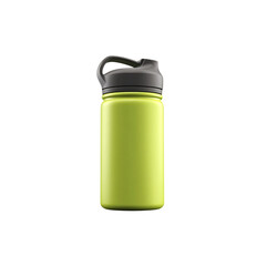 Vibrant lime green reusable water bottle with black sport cap and handle perfect for active lifestyles and hydration on the go.