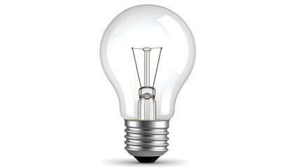 Illuminated lightbulb illustration