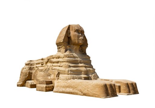 Magnificent view of the iconic Sphinx statue, a timeless monument of ancient Egyptian civilization