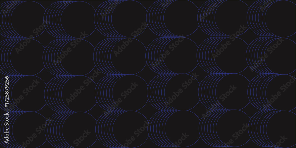 Poster hexagon pattern navy blue abstract background. three dimensional hexagonal blocks structure spin blu