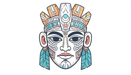 Ornate stylized mask