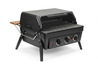 Obraz premium Portable barbecue grill, designed for outdoor cooking and grilling events