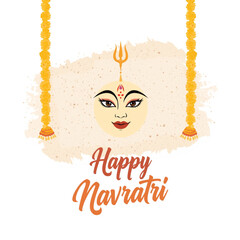 Happy Halloween card with pumpkin and stylish woman illustration