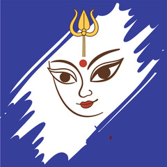 Happy Halloween card with pumpkin and stylish woman illustration