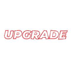 Upgrade Logo isolated on a Transparent Background