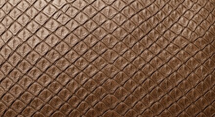 Detailed brown alligator skin texture with intricate diamond-shaped scales creating a luxurious