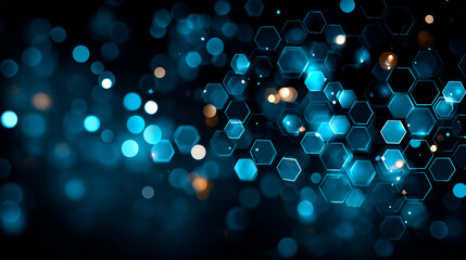 Fondo con figuras hexagonales