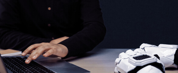 AI-backed insights enable a business consultant to refine marketing objectives, optimize planning, and generate data-centric solutions in a professional setting. Noogenesis AI