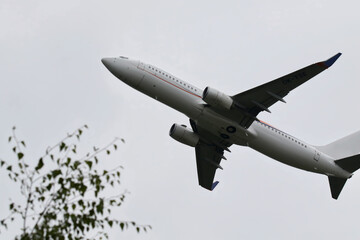 airplane in the sky